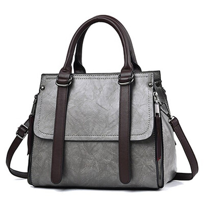 

Women Vintage Shoulder Bag 2019 Female Causal Leather Totes High Quality Dames Handbag Drop Shopping 11 colors