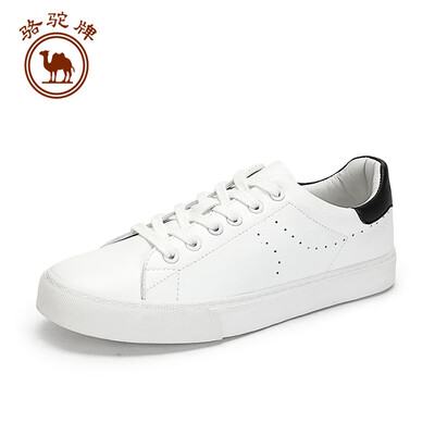 

Camel brand white shoes male Korean version with tide skateboard collision color casual sports W912226530 white black 43 265 yards
