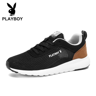 

Playboy PLAYBOY sports running mesh casual shoes mens low to help lightweight non-slip DS83069 black 40