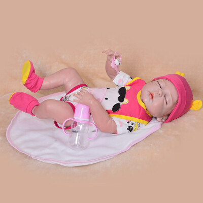 

Realistic Newborn Baby Girl Doll Full Silicone Body Lifelike Reborn Dolls For Children Birthday Christmas Gift Shower Toy