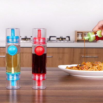 

Kitchenware Squeeze Olive Oil Bottles Quantitative Seasoning Oil Container Storage Bottle Sauce Vinegar Pot Leak-proof Drip-fre