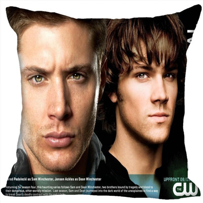 

Supernatural Pillow Cover Bedroom Home Office Decorative Pillowcase Square Zipper Pillow Cases Satin Fabric No Fade
