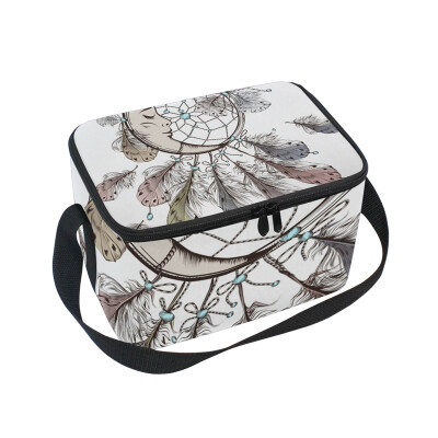 

ALAZA Lunch Box Insulated Lunch Bag Large Cooler Dream Catcher Tote Bag