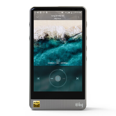 

Haibei HiBy R6Pro Snapdragon processor Android player DSD256 hard solution 44 balanced output HIFI portable player MP3 stainless steel silver