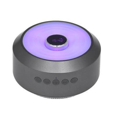 

S01 Wireless Bluetooth Speaker Mobile Phone HIFI Subwoofer w Colorful LED Lights & Mic & 1 Mirror Display Screen Support Time Di