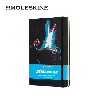 

MOLESKINE Star Wars notebook business office stationery creative notebook light sword confrontation hard surface large horizontal notebook 3488