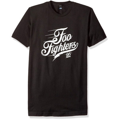 

Foo Fighters Script Logo Slim Fit Soft Short Sleeve T-Shirt
