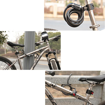 

Bicycle Coded Lock Versatile Heavy Duty Anti-theft Security Cable Lock for MTB Electrical Motorbike