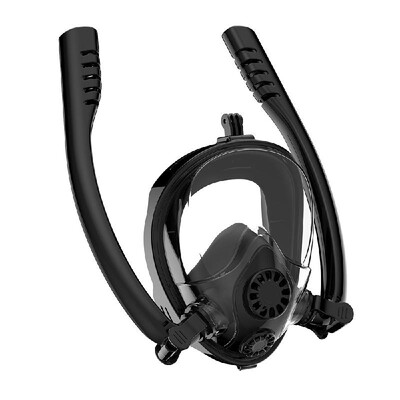 

2019 New Design Double Snorkels Advanced Breathing System Diving Mask Scuba Mask Underwater Anti Fog Full Face Snorkeling Mask Wom
