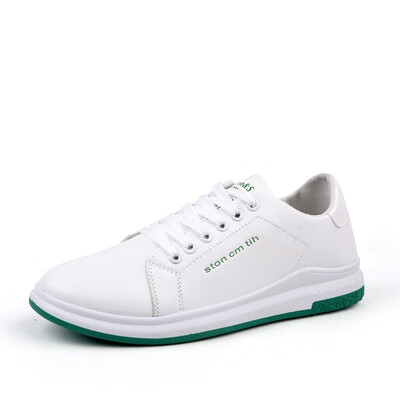 

Mens low-up sneakers lace-up casual shoes Leisure Shoes Korean version white shoes