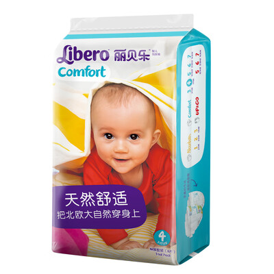 

Libero Natural Dry Baby Diaper Medium M6 Film Experience Pack 7-11kg Europe Imported