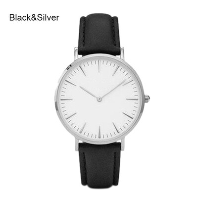 

Women Men Cluse Brand Simple Quartz Analog Watch Gold Leather Band Wrist Watches