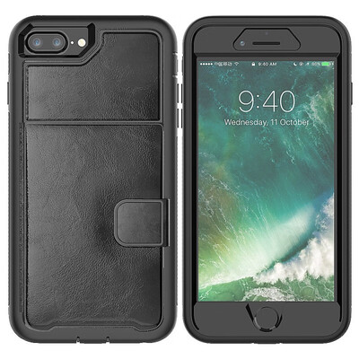 

MOONCASE Samsung Galaxy Note 9 three anti-holster card holder series - black