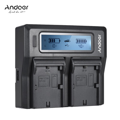 

Andoer NP-FZ100 Dual Channel LCD Camera Battery Charger for Sony A7III A9 A7RIII A7SIII