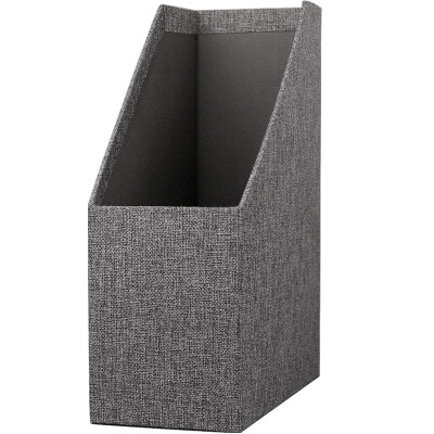 

HANASS linen creative file holder simple office file basket fashion Nordic wind file box B05-02