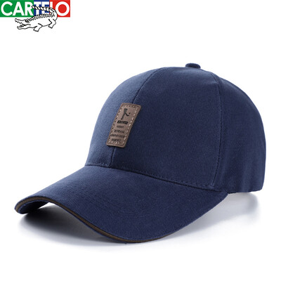 

Cartier crocodile couple hat male Korean version of the tide student casual wild baseball cap outdoor sports womens cap adjustable mens hat C398C125293 blue