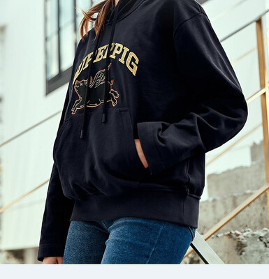 

Xiaomi MIKEBOY MIllet New Mens Super Piggy Printed Hoodies Womens Pullover