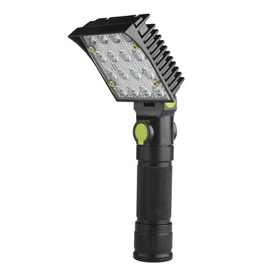 

USB Rechargeable LED Flashlight Car Repair Work Light Lamp Torch with Magnet Tent Camping Light Lantern