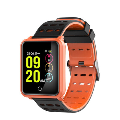 

N88 Smart Watch Professional Waterproof Heart Rate Blood Pressure Sport Monitoring Calls SMS Remind Anti-lost Gsensor Wristwatch