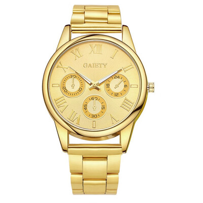 

GAIETY G105 Fashion Luxury Stainless Steel Gold Luxury Women Watch