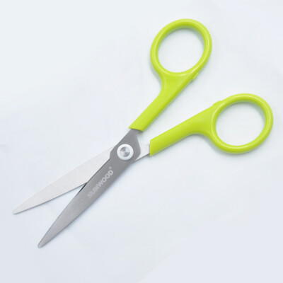 

Sanmu SUNWOOD 169mm Xuan arc blade series office household scissors green 91129