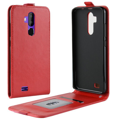 

for Oukitel C12 Pro WIERSS Flip Leather Case for Oukitel C12 Pro Retro Wallet Case Leather Cover Cases Fundas Capa Coque