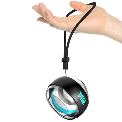 

Can withstand wrist ball grip ball grip wrist finger forearm training home fitness gyro NN2703-03 black with light belt count