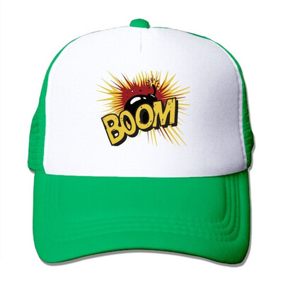

Fdreattyuny Boom Fashion Baseball Cap For Men&Women Adjustable Mesh Trucker Hat