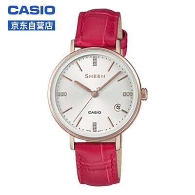 

CASIO watch SHEEN series ladies sweet macaron new color temptation fashion watch quartz watch SHE-4048CGL-7A