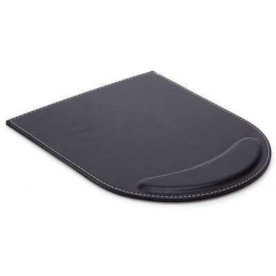 

Mouse Pad Artificial Leather Wrist Rest Office Mousepad for Business Home Desk Mouse Use Pad