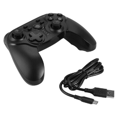 

Wireless BT Gamepad Double Motor Vibration Pro Gaming Controller Joystick for Switch with Screenshot Function