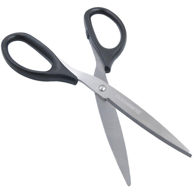 

Sanmu SUNWOOD 160mm Xuan arc blade series office small scissors black 91128