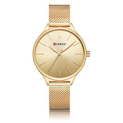 

CURREN 9024 Women Watch Quartz Movement Wrist Watch Simple Causal Gift for Women
