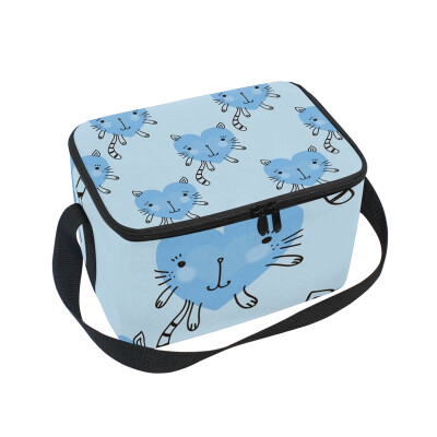 

ALAZA Funny Hearts Lunch Box Insulated Lunch Bag Large Cooler Tote Bagfor Men Women