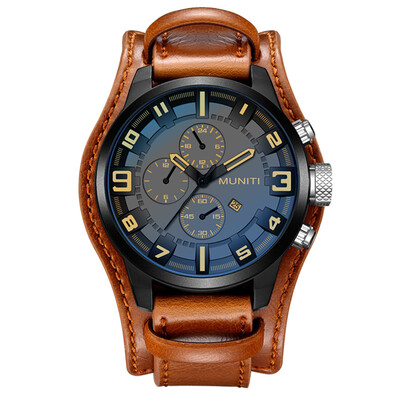 

MUNITI Fashion Sport Men Watch Life Water-resistant Quartz Man Wristwatch Relogio Musculino