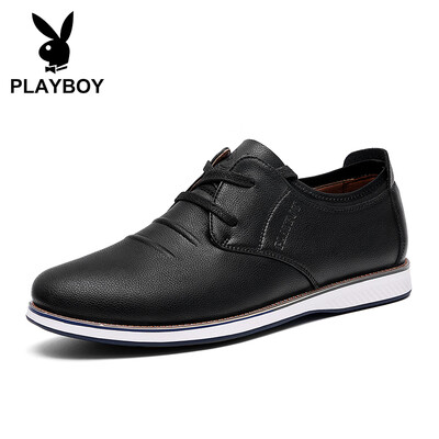 

Playboy PLAYBOY British fashion low to help business casual shoes mens lightweight wild DS81023 black 42
