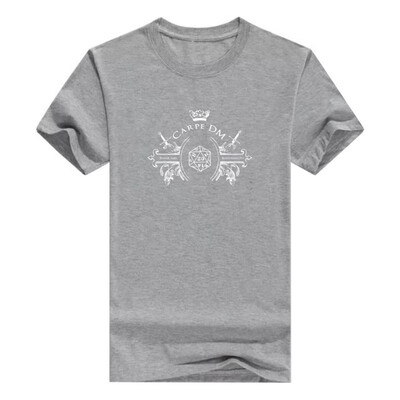 

Funny Gamer Gifts D20 Dice Carpe DM Juniors Men s T-Shirt