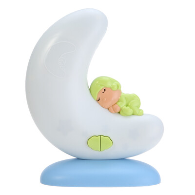 

Baby Musical Light Crescent Moon Color-Changing Night Light With 3 Lullabies Nursery Table Lamp Baby Sleep Soother Bedroon Decorat