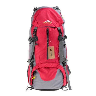 

Lixada 50L Waterproof Outdoor Sport Hiking Trekking Camping Travel Backpack Pack Mountaineering Climbing Knapsack with Rain Cover