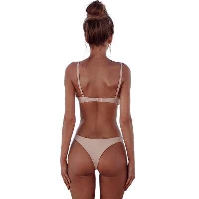 

New Sexy Women Bikini Set Swimsuit Push Up Padded Bra High Cut Bottoms Swimwear Bathing Suits