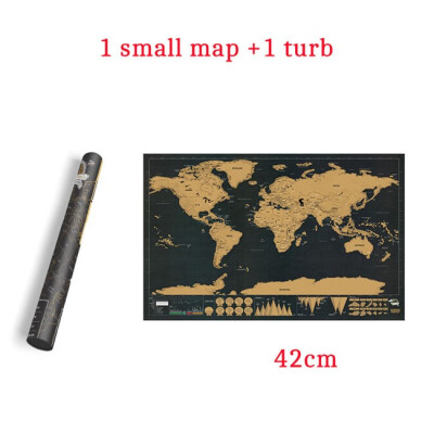 

Luxury Edition Black Scrape World Map Deluxe Travel Scratch World Map Travel Map Poster Scratch Off World Map Gift for Traveler