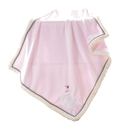 

Baby Blanket Flannel Swaddle Super-Soft Plush Cartoon Bedding For Stroller Crib Cuddle 3040 inch Khaki Fox