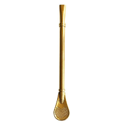

304 Stainless Steel Straw Spoon Strainer Filter Shaker Mixing Tea Coffee Party Kitchen Wedding Gift Teaware