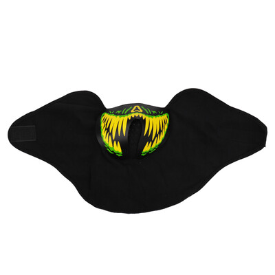 

Flannelette LED Voice-activated Glow Mask Festival Performance Party EL Masks with Battery Case