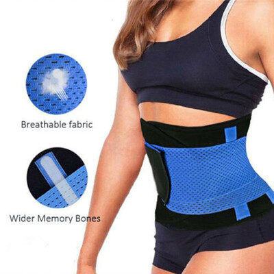 

SLIMBELLE Womens Abdominal Belt High Compression Zipper Neoprene Waist Trainer Cincher Corset Body Fajas Sweat