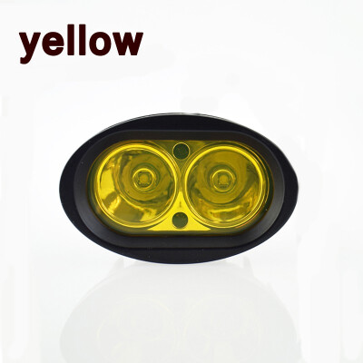 

12V 20W Motorcycle Work Light LED Spotlight 8000LM high bright 6500K Colorful Auxiliary Work Light Motorbike Driving fog lamp