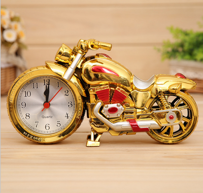 

Motorcycle alarm clock plastic clock alarm clock creative alarm home gift