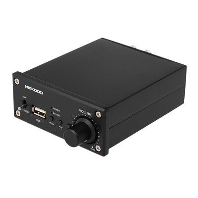 

NK-268 Digital Audio Power Amplifier Bluetooth 40 Mini HiFi Audio Receiver Amp Dual Channel 50W 50W with Power Adapter