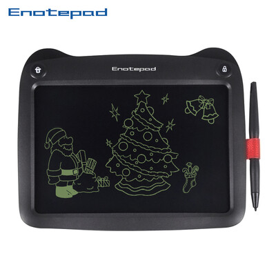 

Enotepad LCD Writing Tablet Kids Drawing Board Pads 9 Inch Portable Graphic Board with Erase Lock Button
