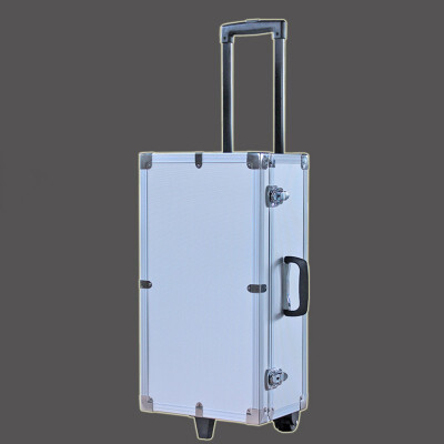 

Travel trolley precision instrument toolbox moisture proof shockproof aluminum alloy ABS suitcase bag storage box luggage bags